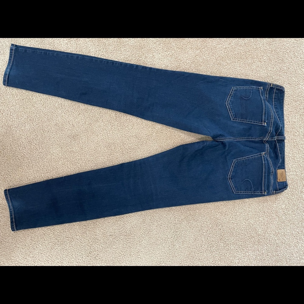 American eagle skinny dark jeans